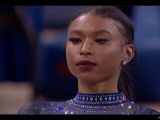 Amerikaanse turnster (21) gaat viral met vloerroutine op 2pac en Kendrick Lamar