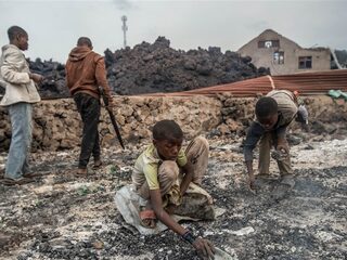 Ten minste 32 doden na vulkaanuitbarsting Congo, meer dan 170 kinderen vermist