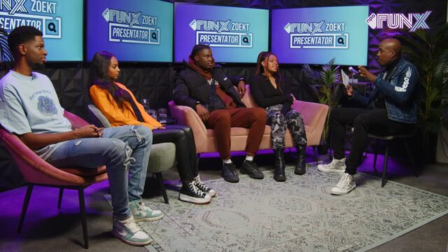 Fernando maakt bekend wie de winnaar is van FunX Zoekt Presentator