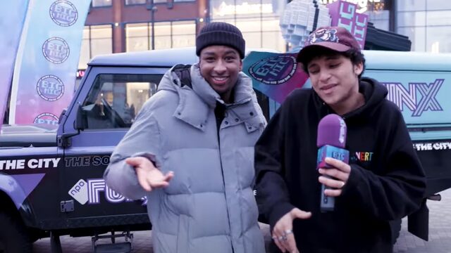 Shaquille checkt of er raptalent is in Utrecht