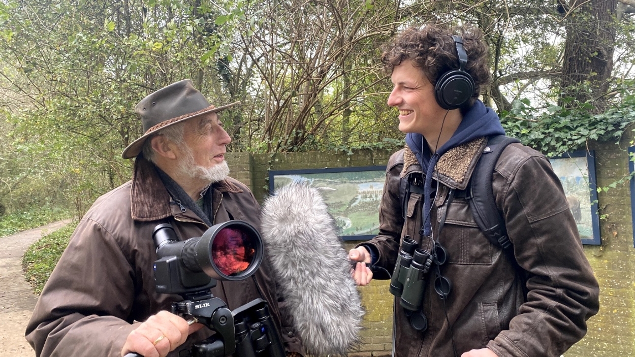 Nico de Haan en verslaggever