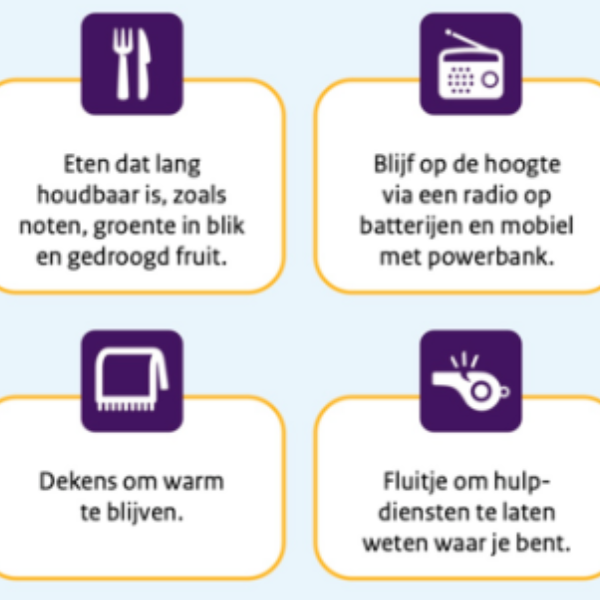 Een noodpakket kan levens redden in tijden van crises, maar wat moet er allemaal in?