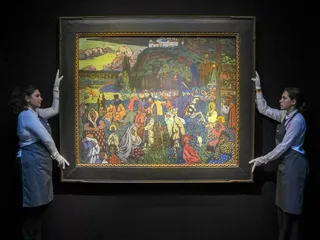 Waarom is een gerestitueerd schilderij van Kandinsky nu geveild?