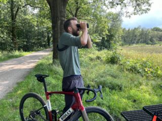 Joris Nieuwenhuis is naast Nederlands kampioen veldrijden ook vogelspotter