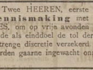 Hoe men vroeger via de krant zocht naar liefde: 'Veel mensen bestaan door zo'n advertentie'