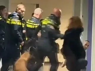 Geweld bij arrestatie AZC in Zeist mocht, maar onderzoek blijft intern