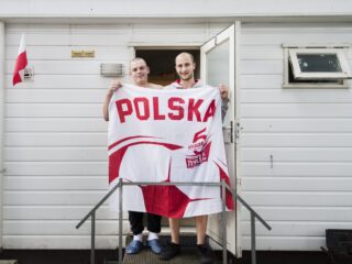 Poolse voetbalfan uit Noordwijkerhout: 'Het wordt 1-1'