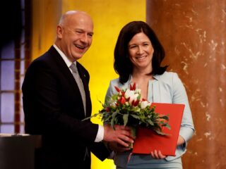 Romeo en Julia-taferelen in de Berlijnse senaat