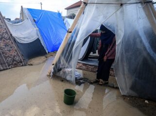 Regen maakt situatie Gaza nog erger: 'Er is geen hygiëne'