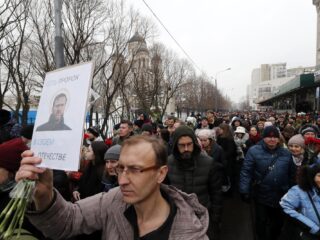 Grote belangstelling voor uitvaart Russische oppositieleider Navalny