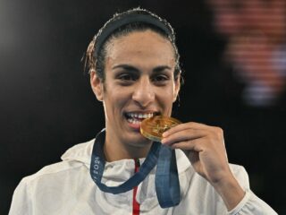 Groot feest in Algerije na winst Iname Khelif: 'Met vlaggen de straat op'