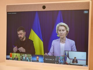 Europese topmissie in Washington: ‘Oekraïne praat met het mes op de keel’