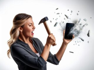 'Sla je smartphone kapot als statement'