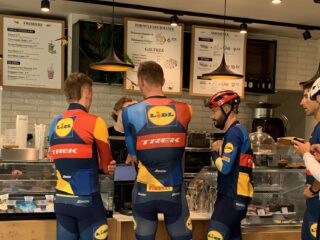 Een koffiepauze op de rustdag