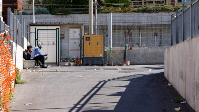 Migranten blijven steken in grensstadje Ventimiglia