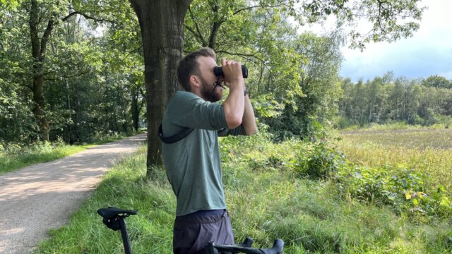 Joris Nieuwenhuis is naast Nederlands kampioen veldrijden ook vogelspotter