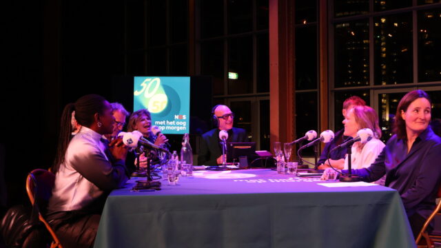 Feestelijke jubileumuitzending NOS Met het Oog op Morgen: 50 jaar de afsluiter van de dag