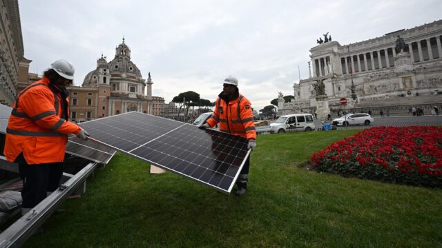 Italiaanse zonnepanelen moeten de redding vormen voor Europa