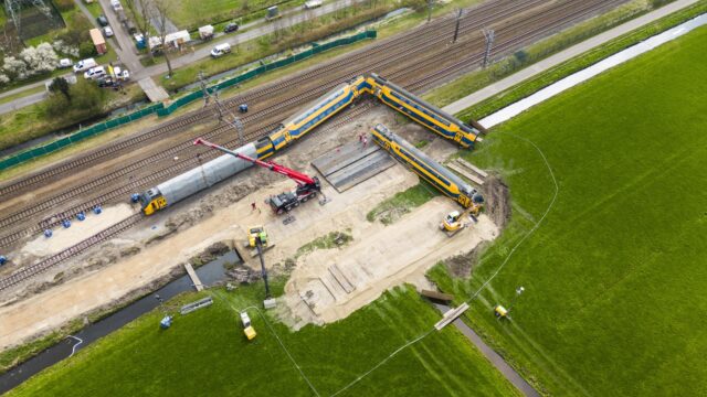 Treinverkeer bij Voorschoten hervat na ongeluk