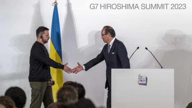 De internationale tour van Zelensky