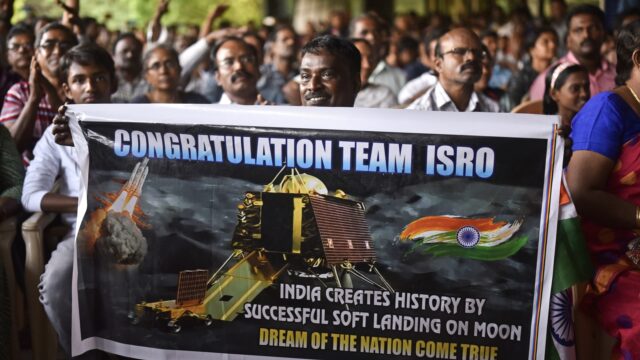India weet als vierde land ruimtevaartuig op de maan te laten landen