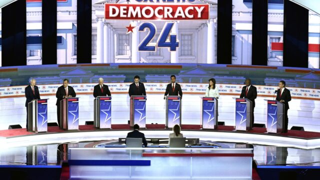 Republikeinen voeren eerste presidentiële debat zónder Trump