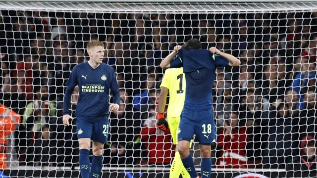 PSV afgedroogd door Arsenal in Champions League: 4-0