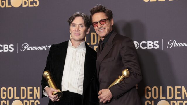 Oppenheimer grote winnaar bij Golden Globes: 'Betekent voorsprong bij de Oscars'