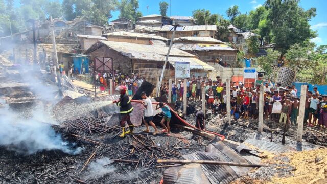 Tienduizenden Rohingya in het nauw door gevechten in Myanmar