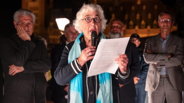 Hanneke Gelderblom (89) dook onder in de Tweede Wereldoorlog en zet zich nu in voor vrede in Gaza