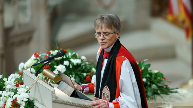 Bisschop Mariann Edgar Budde hield de beste speech van januari