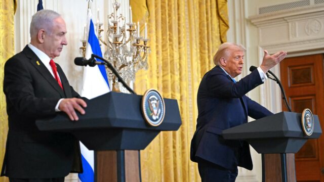 Trump heeft grootse plannen met Gaza, zegt hij in persconferentie met Netanyahu