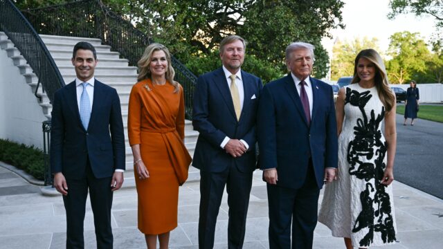 Michiel Vos prijst Jetten en koningspaar na diner met Trump: 'Knap dat ze zo’n lang gesprek hebben gehad’