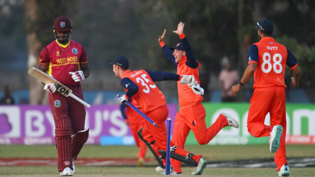 Cricketers vol vertrouwen na stunt tegen grootmacht West-Indies