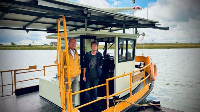 Eeuwenoude veerpont merkt gevolgen van regenachtig weer