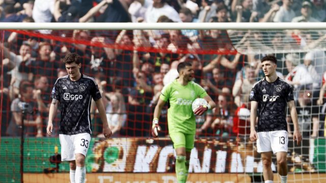 Ajacieden na verlies tegen Feyenoord: 'Dit was een heel zure kers op een gore taart'