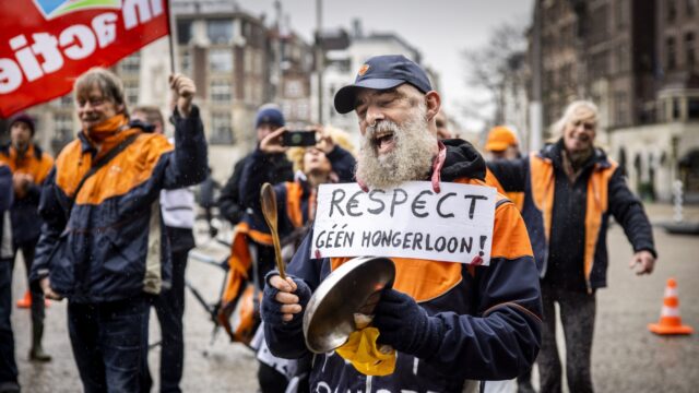 Vakbonden zetten ondanks gedaalde inflatie nog steeds hoog in bij nieuwe cao's