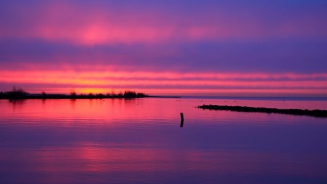 Waarom zie je bij zonsopgang al die mooie kleuren?