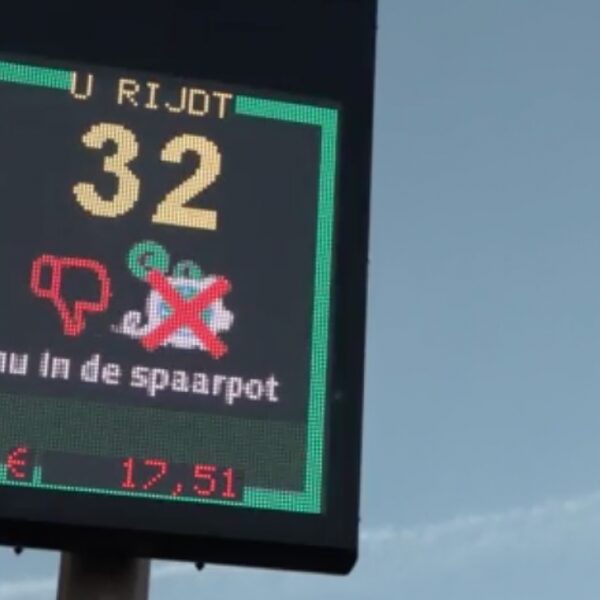 Geen boete voor te hard rijden, maar een beloning voor normaal rijden