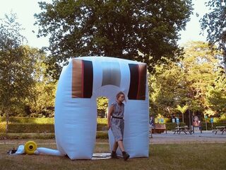 Deze kunstenaar blaast de triomfboog van Palmyra opnieuw op