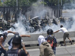Weer protesten Venezuela, 'Guaidó straalt uit dat hij macht heeft op straat'