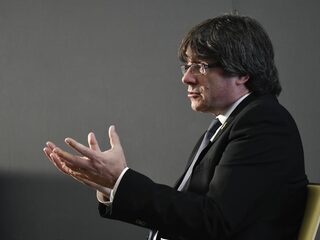 Catalaanse leider Puigdemont 'als een popster' ontvangen in Amsterdam