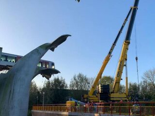 Berging ontspoorde metro in Spijkenisse van start