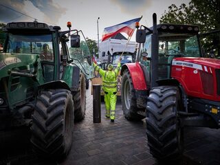 Boeren protesteren tegen nieuw veevoerplan