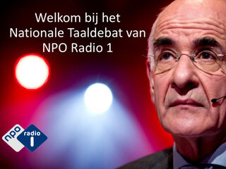 Vandaag op NPO Radio 1: luisteraars en Frits Spits in debat over onze taal