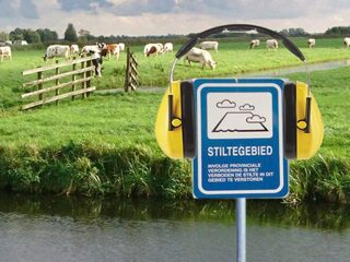 Waar ligt het lawaaiigste stiltegebied van Nederland?