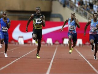 Waarom Usain Bolt een beetje scheef loopt