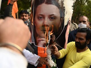 India boos om tweets van Greta Thunberg en Rihanna