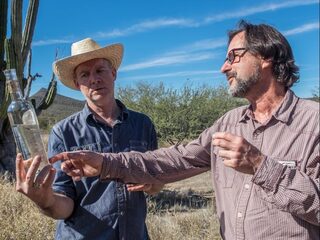 De vloeibare grens tussen de VS en Mexico