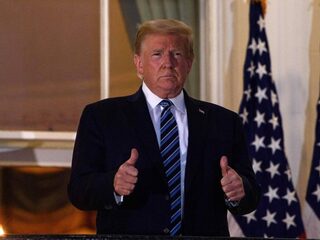 President Trump terug in Witte Huis, 'Ik ben beter, misschien wel immuun'